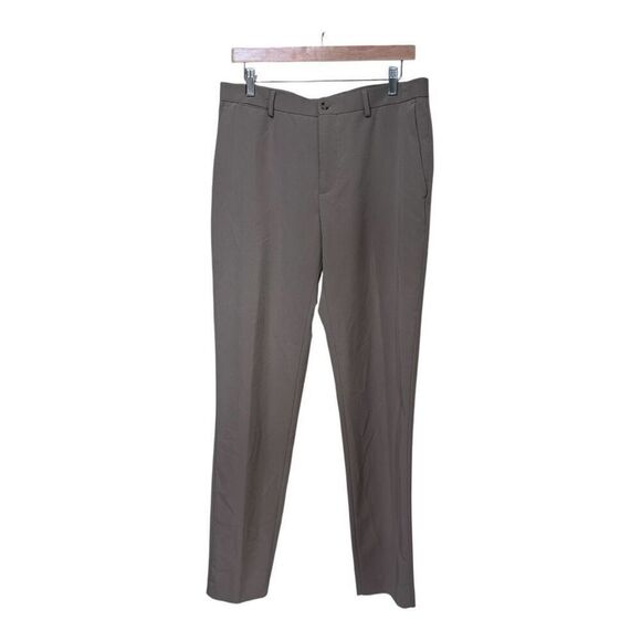 Zara Slim Fit Chino Pants Mens size 32 Flat Front Trouser - Picture 1 of 8